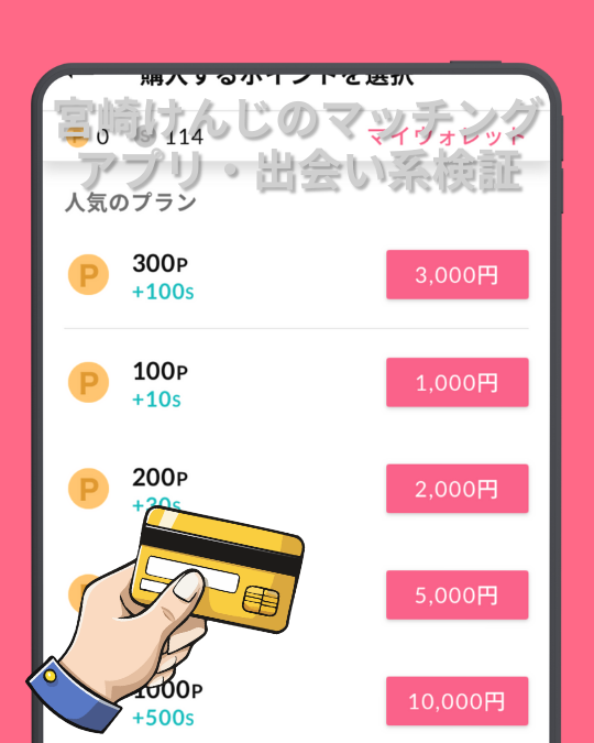 ワクワクメール料金表